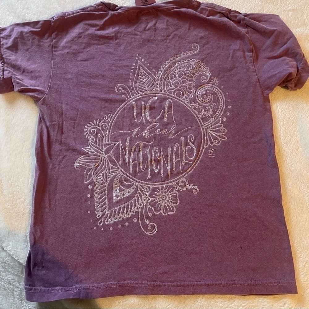 UCA cheer Nationals boho T-shirt youth med